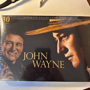 JOHN WAYNE 30 MOVIES ULITMATE COLLECTOR'S EDITION DVD, SEALED NEW. NWOT